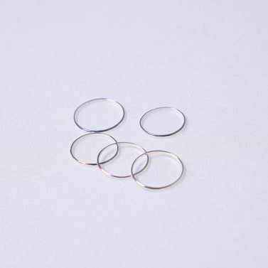 silver simple ring